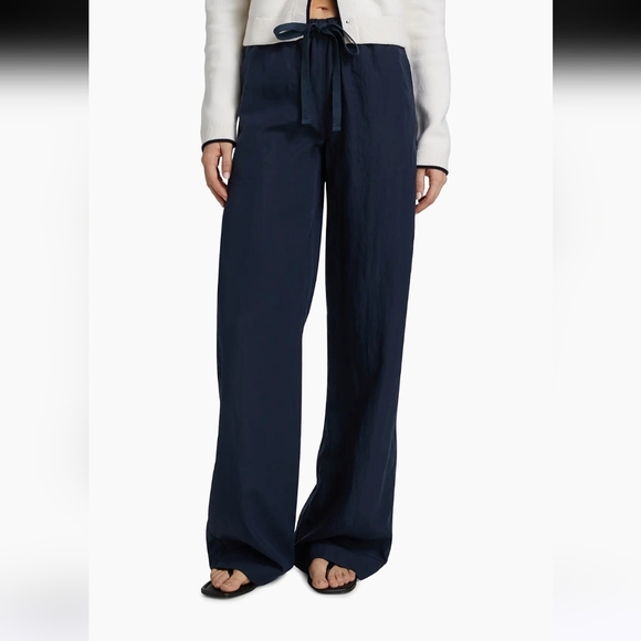 Vince Pants - VINCE UTILITY HIGH RISE DRAWSTRING PANTS NAVY SZ SMALL